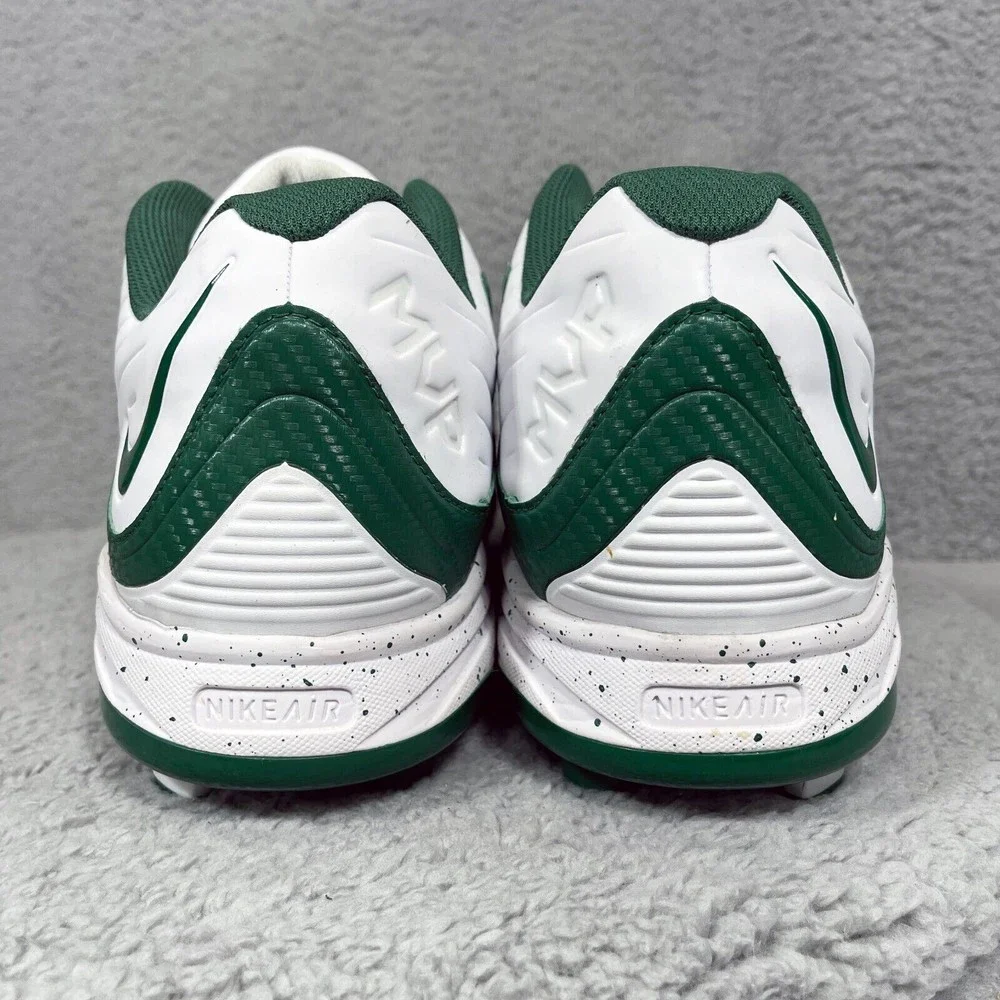 Nike Air MVP Baseball Mens Size 16 Baseball Cleats Shoes Green White